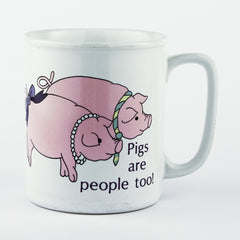 Tazón "Pigs Are People Too"